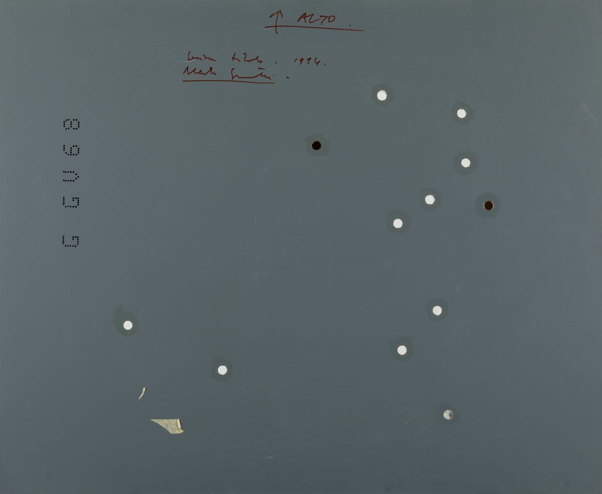Alberto Garutti (1948)senza Titolo (specchio Perforato), 1994
