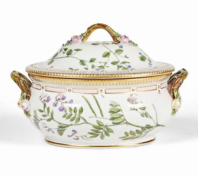 Zuppiera dal Servizio “flora Danica” Danimarca, Manifattura Royal Copenaghen, 1969-1974
