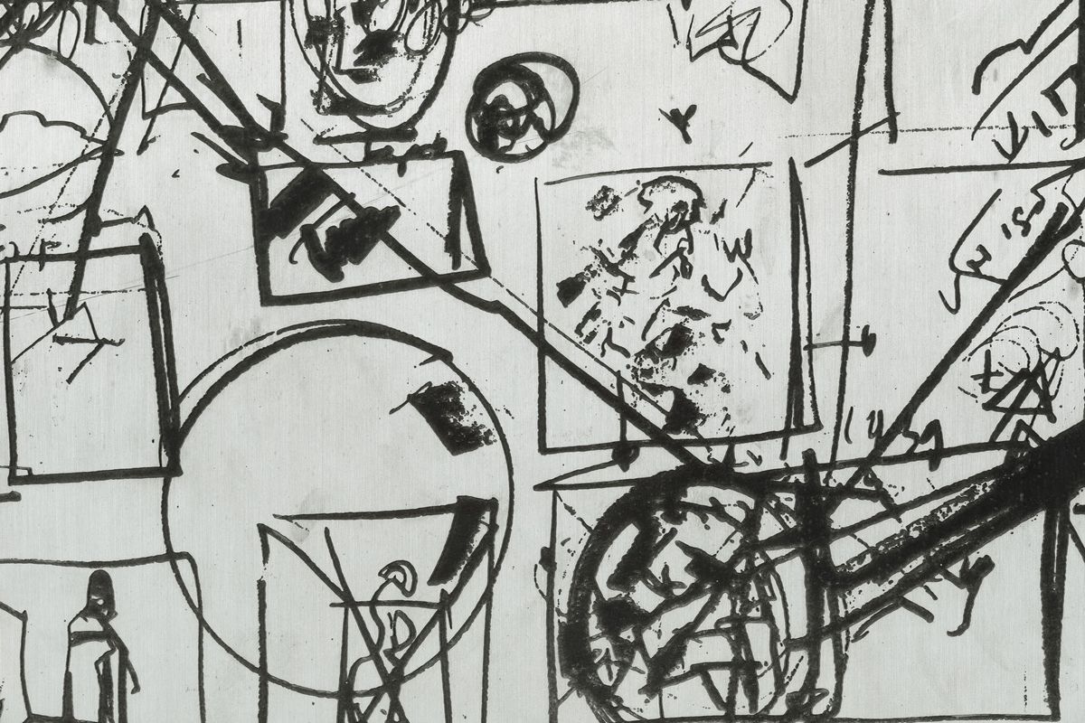 Emilio Vedova (1919-2006)le Lavagne di Salisburgo, 1975