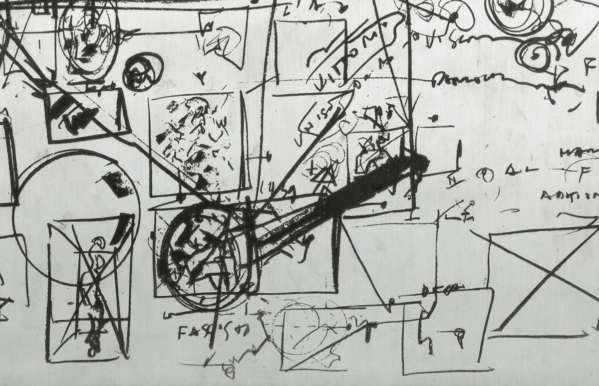 Emilio Vedova (1919-2006)le Lavagne di Salisburgo, 1975