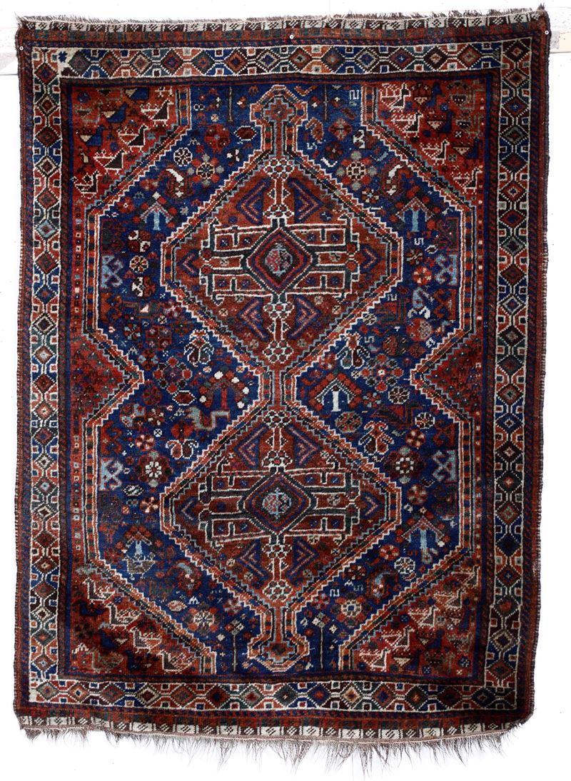 Tappeto Quashquai, sud Persia inizio XX secolo  - Auction Carpets - Cambi Casa d'Aste