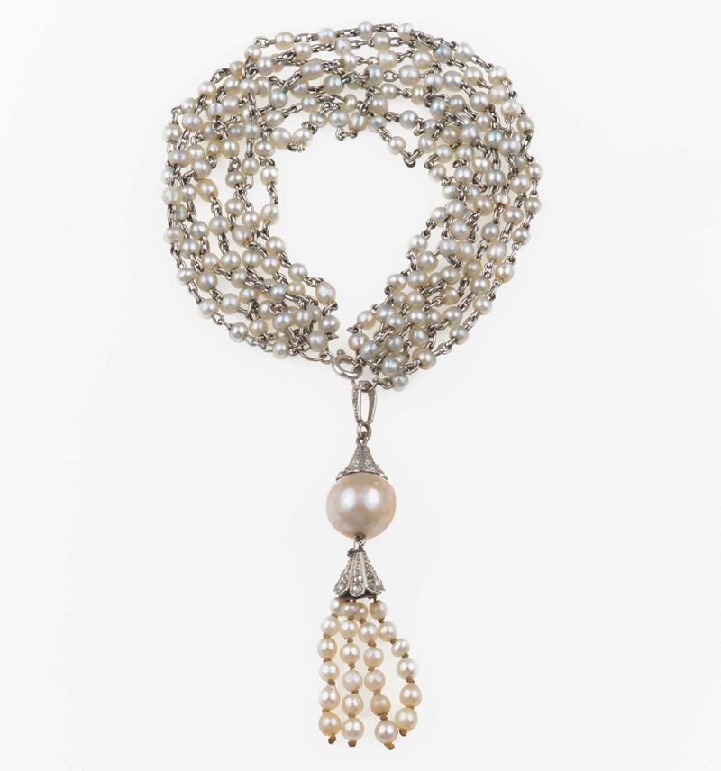 Bracciale con piccole perle miste  - Asta Gioielli | Cambi Time - Cambi Casa d'Aste