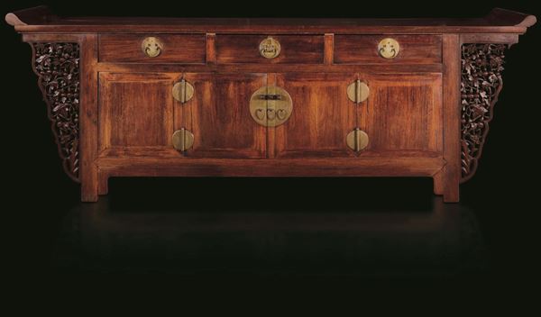 A Huanghuali wood sideboard, China, Qing Dynasty