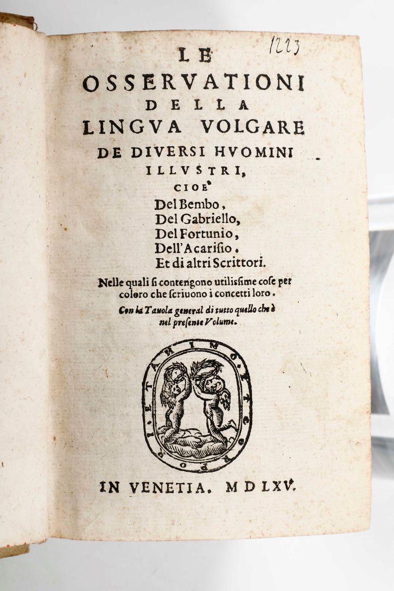 Antonio Brucioli Traduce Marco Tullio Ciceronerethorica di Marco Tullio Cicerone, Tradotta di Lat...
