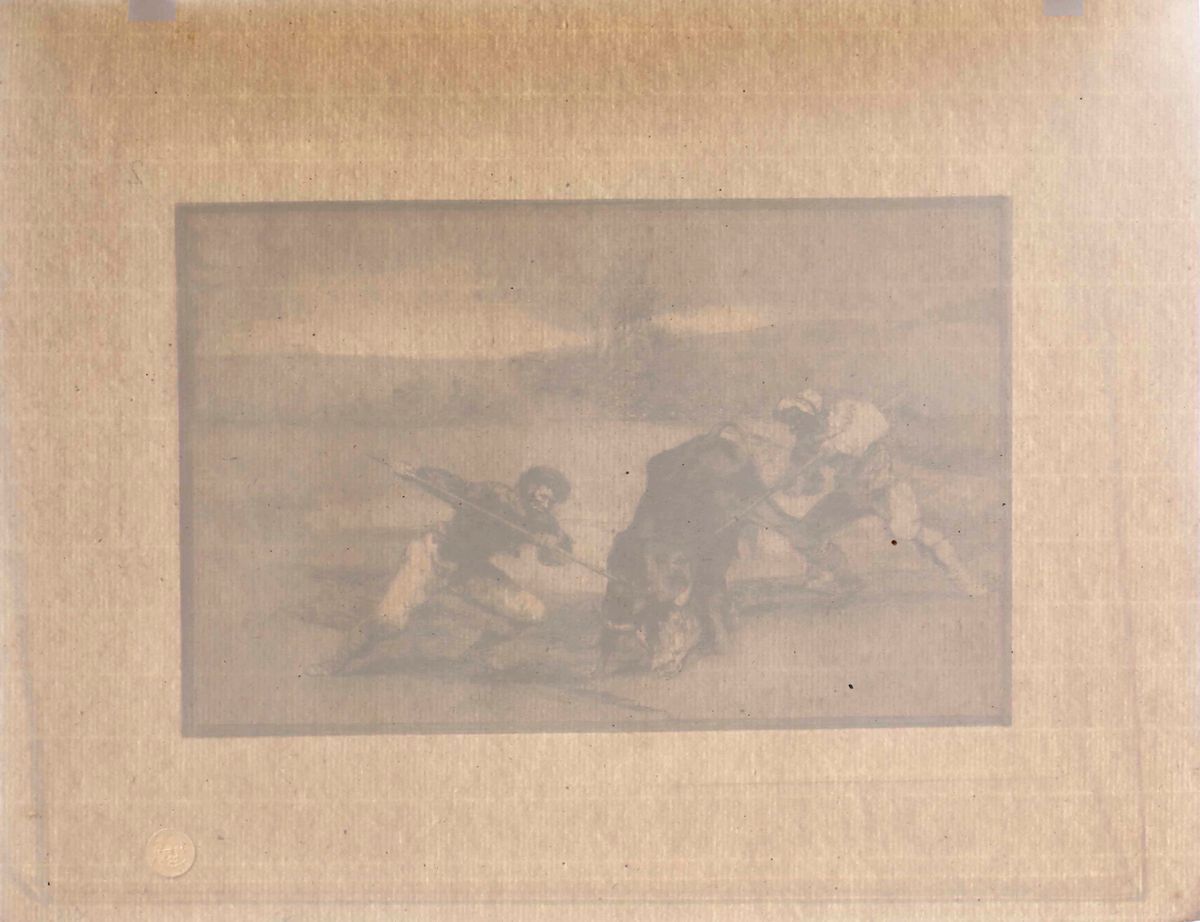 Francisco Goya - Goya Francisco (fuendetodos, 1746 – Bordeaux, 1828) Otro Modo De Cazar a Pie.