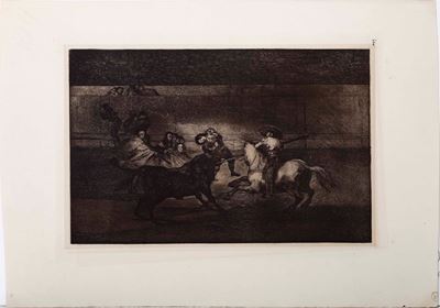 Goya Francisco (fuendetodos, 1746 – Bordeaux, 1828) Mort De Pepito Illo (3° Composition)