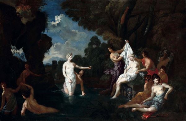 Scuola italiana del XVIII secolo Diana e le ninfe