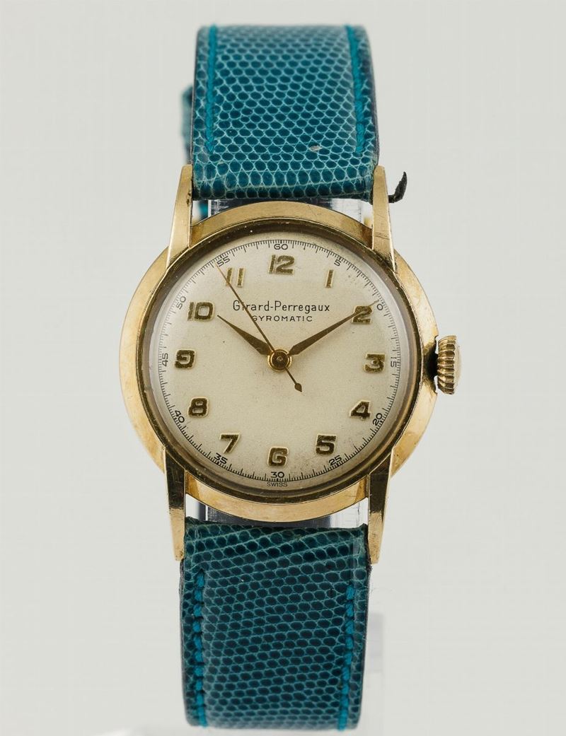 GIRARD PERREGAUX - Gyromatic solo tempo laminato con numeri Arabi applicati  - Auction Watches | Timed Auction - Cambi Casa d'Aste