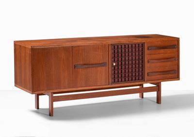 Mobile Contenitore con Struttura, Sostegni e Piano in Legno.