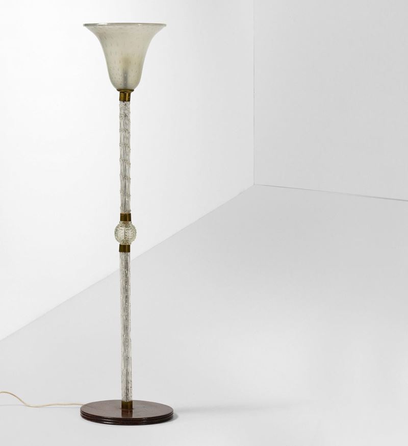 Murano : Lampada da terra  - Auction 20th century furniture - Cambi Casa d'Aste
