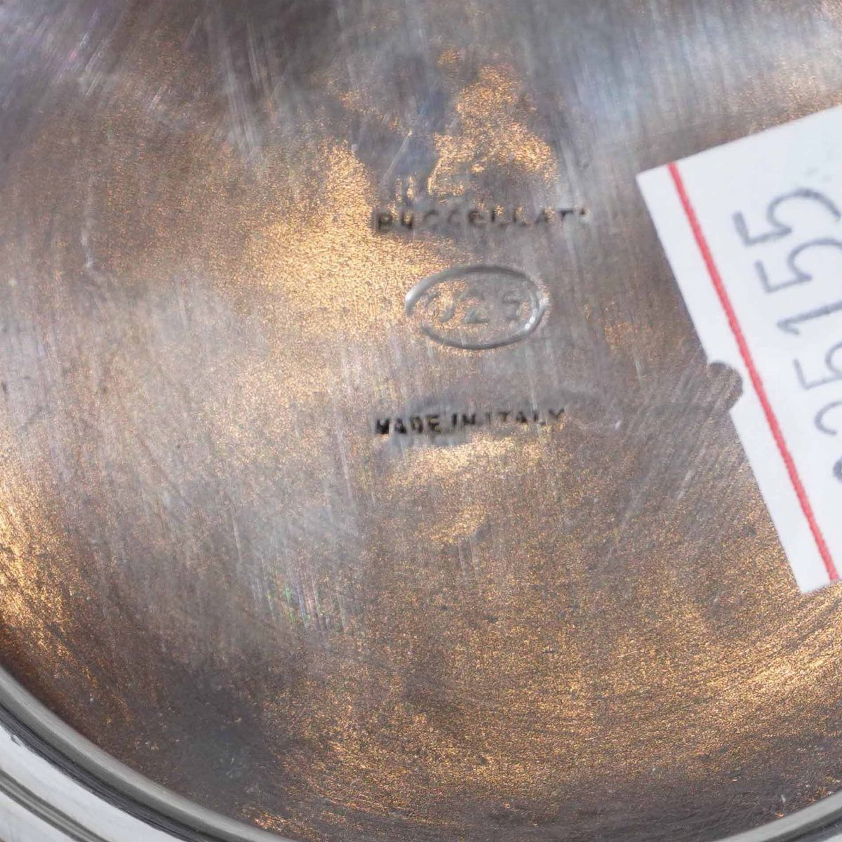 Coppa Potoria, Maison Buccellati Argento 925 Fuso, Cesellato e Dorato Italia XX Secolo