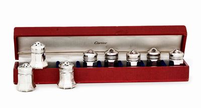 Otto Saliere in Argento Sterling. Maison Cartier, Francia XX Secdolo