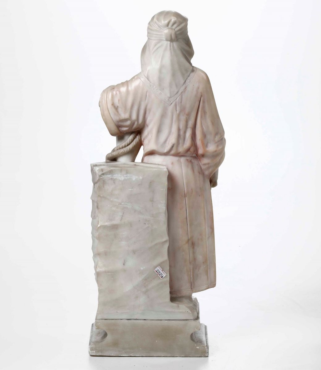 Scultore del XIX-XX Secolofigura Femminile con Vaso