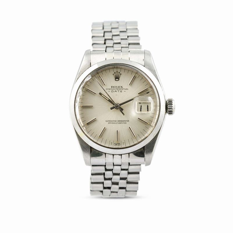 ROLEX - Date Oyster Perpetual ref. 1500, automatico d'acciaio bracciale jubilee  - Auction Watches and Pocket Watches - Cambi Casa d'Aste