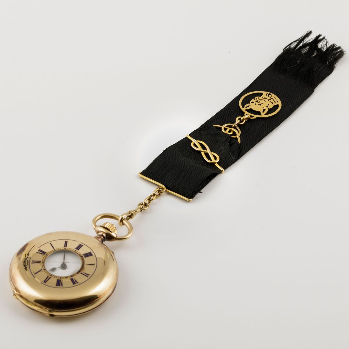 Bautte & Co. - Orologio da Tasca Casa in Oro Occhio di Bue Carica Remontoir