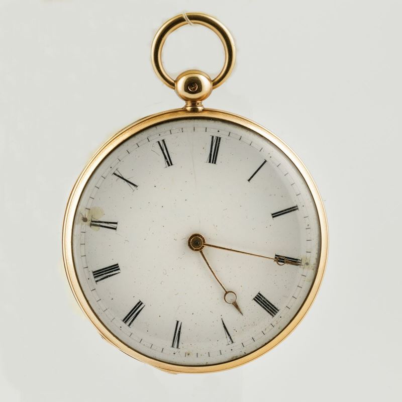 MUNIER & FILS - Orologio da taschino in oro con couvette in metallo  - Auction Watches | Timed Auction - Cambi Casa d'Aste