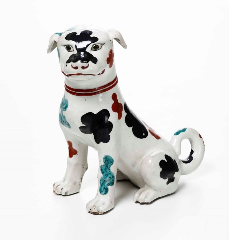 Figura di cane, XIX secolo  - Asta Ceramiche | Cambi Time - Cambi Casa d'Aste