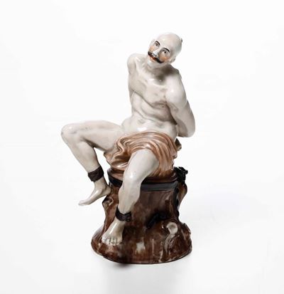 Figura di Schiavo. Doccia, Manifattura Ginori (?); XIX Secolo (?)