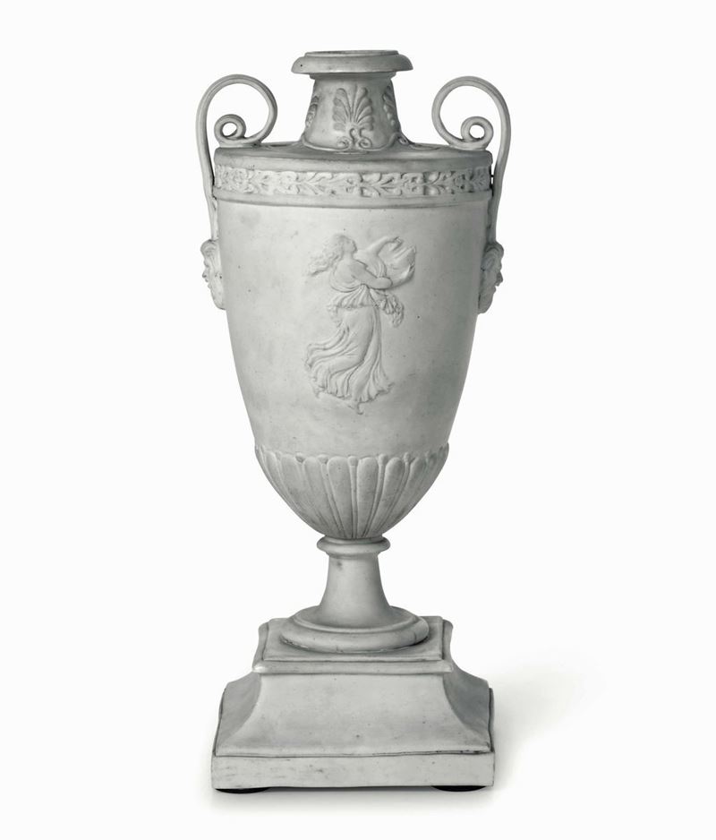 Vaso  Manifattura indeterminata, probabilmente Savona o Veneto, fine del XVIII secolo  - Asta Maioliche e Porcellane - I - Cambi Casa d'Aste