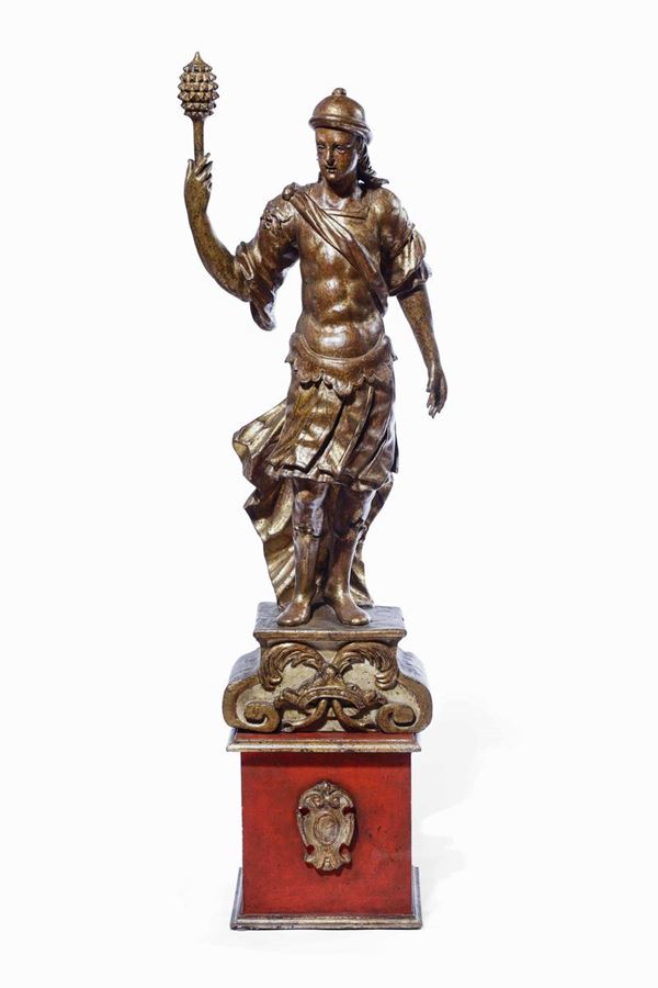 Centurione  Legno scolpito e dorato Arte barocca italiana del XVII secolo
