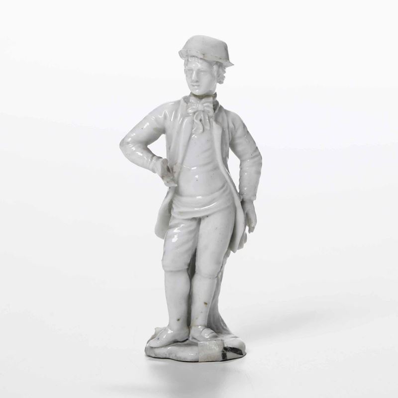 Figurina di giovane uomo Veneto, verso la fine del XVIII secolo  - Asta Ceramiche | Cambi Time - Cambi Casa d'Aste