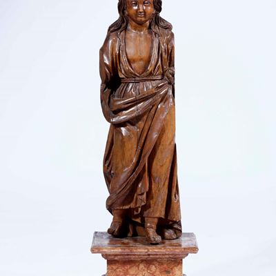 Gesù Cristo. Legno Scolpito. Arte del XVIII Secolo