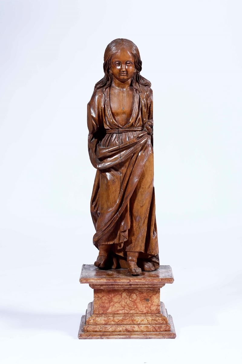 Gesù Cristo. Legno scolpito. Arte del XVIII secolo  - Auction Sculptures - Cambi Casa d'Aste