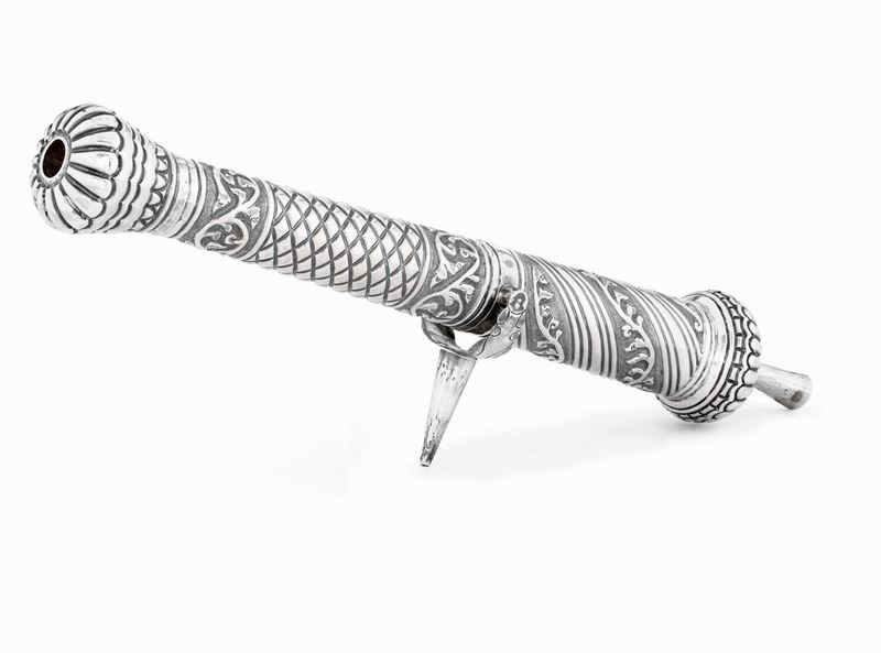 Modello di colubrina Argento fuso, sbalzato e cesellato Argenteria del XVIII-XIX secolo (apparentemente priva di bollatura)  - Auction Collectors' Silvers - I - Cambi Casa d'Aste
