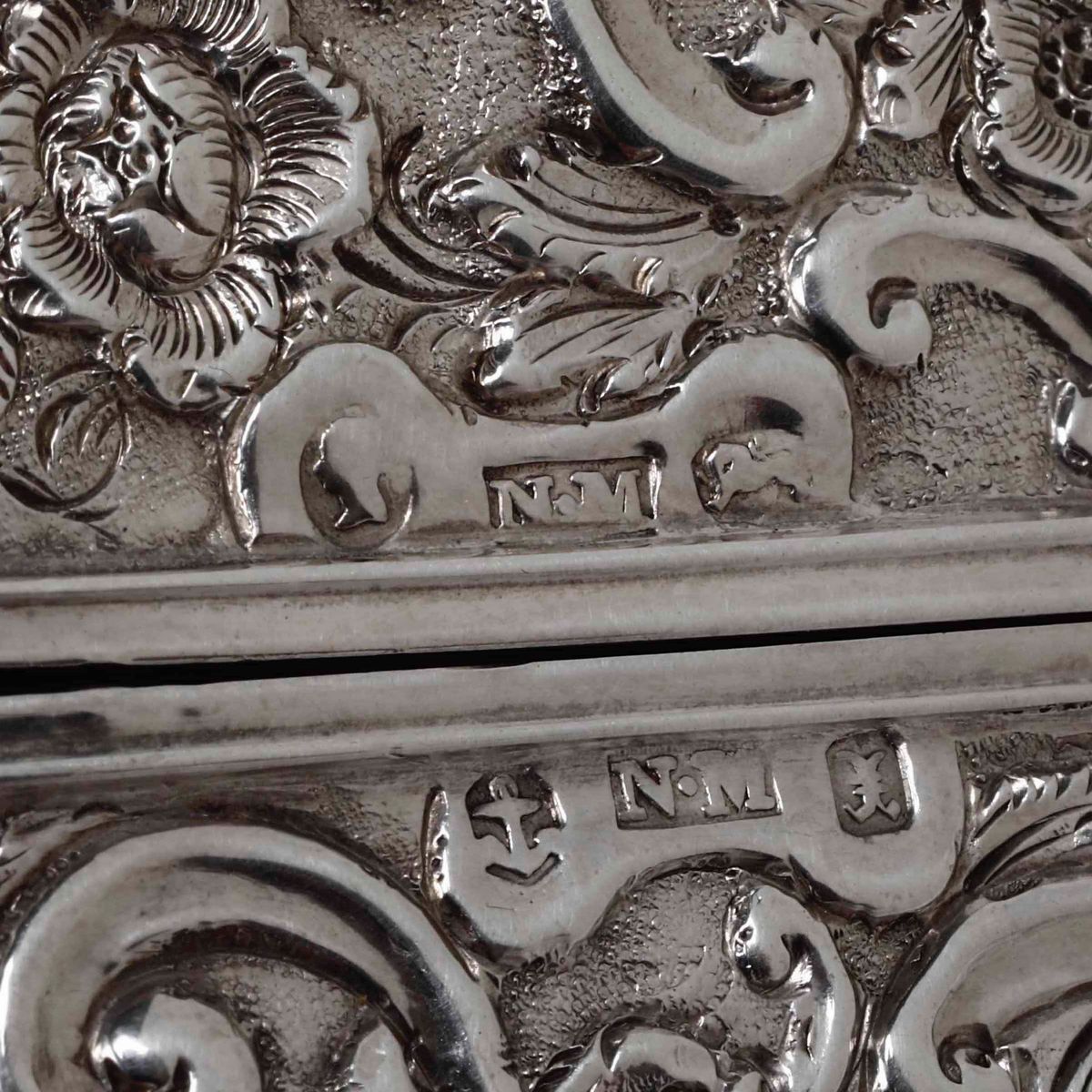Portasigari in Argento. Birmingham 1897