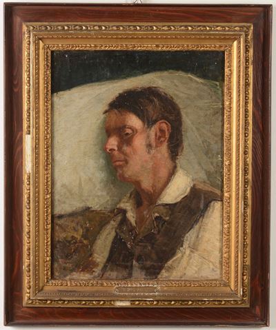Filippo Palizzi (1818-1899), Attribuito Atesta di Contadino