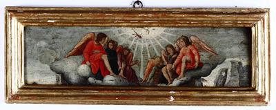 Scuola del XVI Secolo Angeli e Spirito Santo