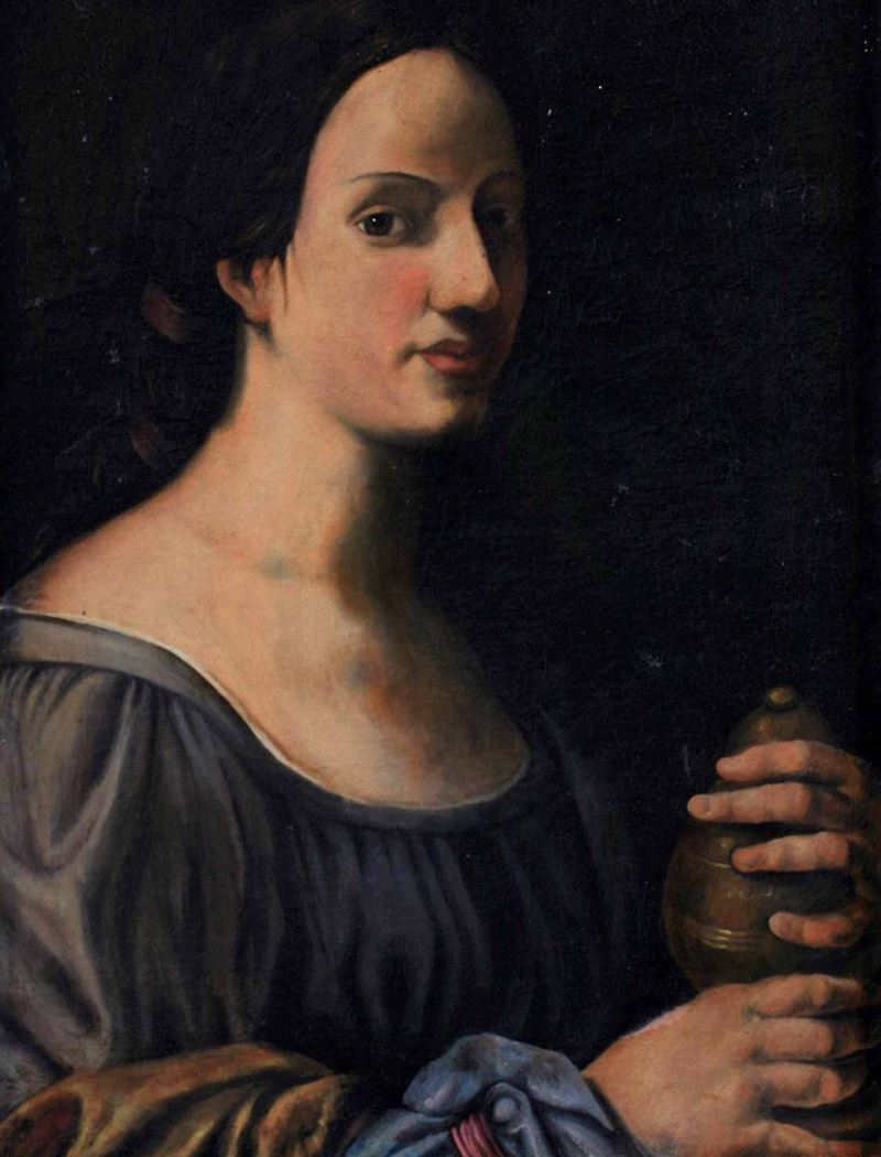 Scuola del XVII secolo Ritratto di dama  - Asta Dipinti Antichi | Cambi Time - Cambi Casa d'Aste
