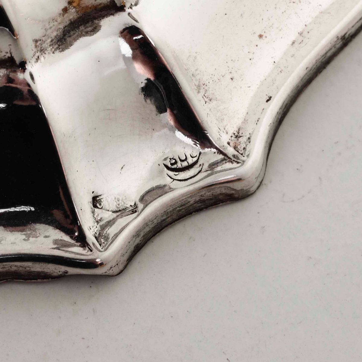 Candelabro a Tre Fiamme in Argento. Argenteria Italiana del XX Secolo, Vercelli