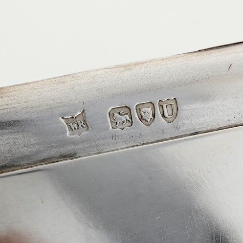 Scatola in Argento Sterling. Inghilterra, Bollo della Città di Londra