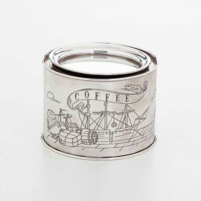 Barattolo in Argento Sterling. Argenteria Fiorentina del XX-XXI Secolo