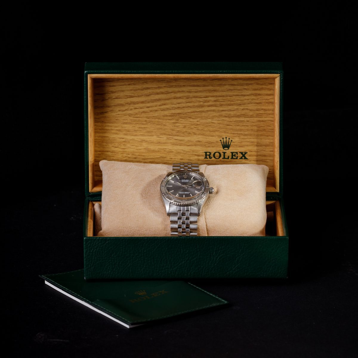 Rolex - Datejust Turn-o-graph con Ghiera Girevole in Acciaio, Bracciale Jubilee, 1971. con Scatol...