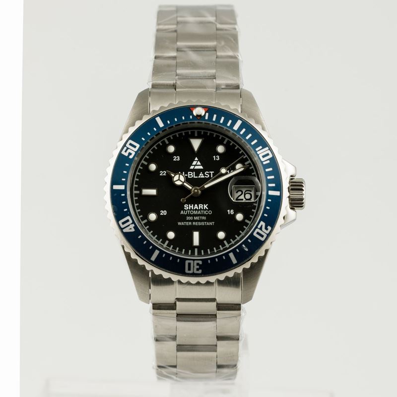 U BLAST - Orologio da polso Shark impermeabile fino a 200m automatico in acciaio  - Auction Watches | Timed Auction - Cambi Casa d'Aste