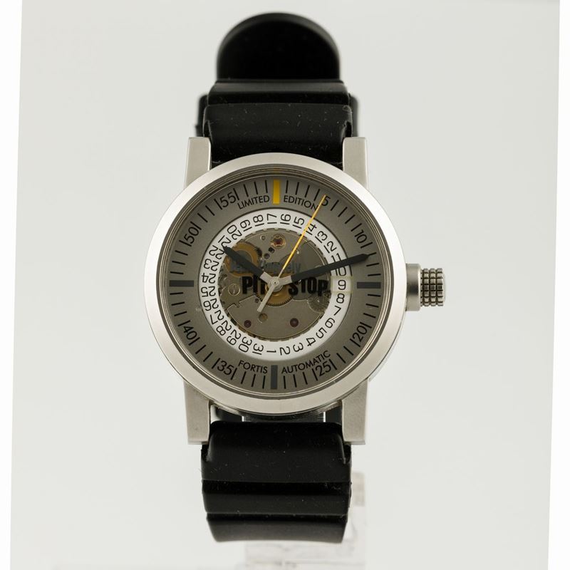 FORTIS - Spacematic Automatic edizione limitata 81/100 impermeabile fino a 200m con inturino in gomma  - Auction Watches | Timed Auction - Cambi Casa d'Aste