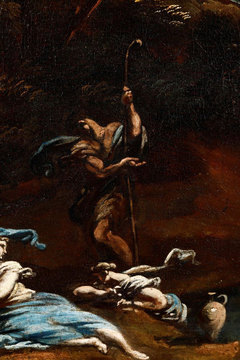 Alessandro Magnasco (genova 1667-1749)paesaggio Bucolico con Pastori