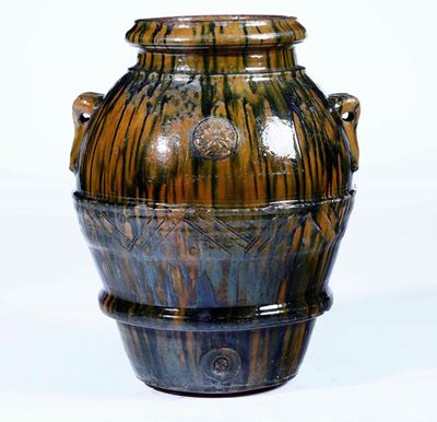Orcio in Terracotta Invetriata, Toscana, Fine XIX, Inizi XX Secolo
