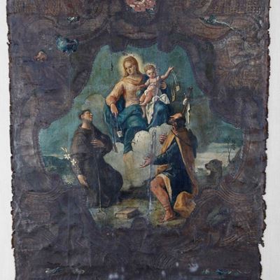 Scuola del XVIII Secolo Madonna con Bambino e Santi