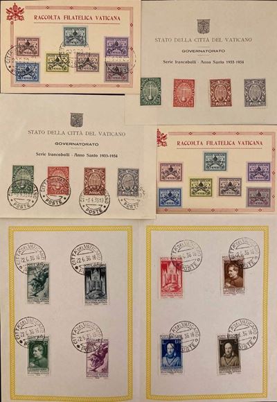 1929 Vaticano, Fogli Intestati “stato della Città del Vaticano/ufficio Filatelico”.