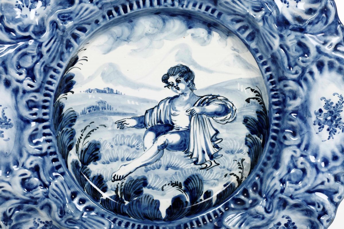 Grande Piatto Albisola, Manifattura s.p.I.C.a. (società per L'industria di Ceramiche Artistiche),...