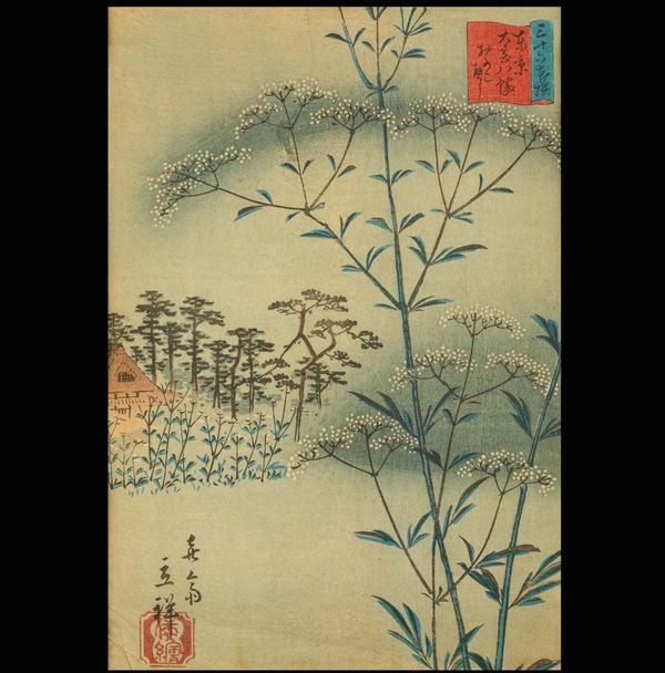 A xylography, Japan, Meiji period