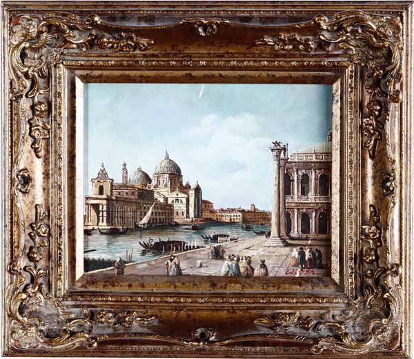 Pittore del XX secolo Veduta di Venezia