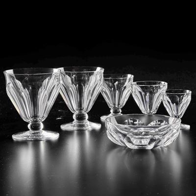 Servizio di Calici “talleyrand”.francia, Manifattura Baccarat, XX Secolo.