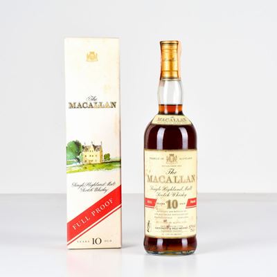 Macallan, Single Highland Malt Scotch Whisky 10 Years Old Full Proof Sherry Wood