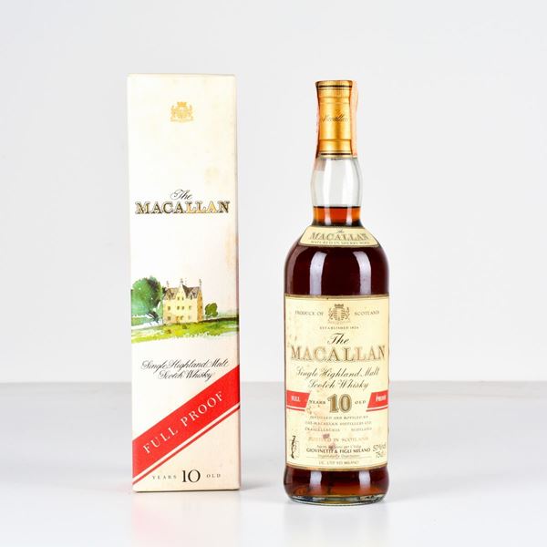 Macallan, Single Highland Malt Scotch Whisky 10 years old full proof Sherry wood
