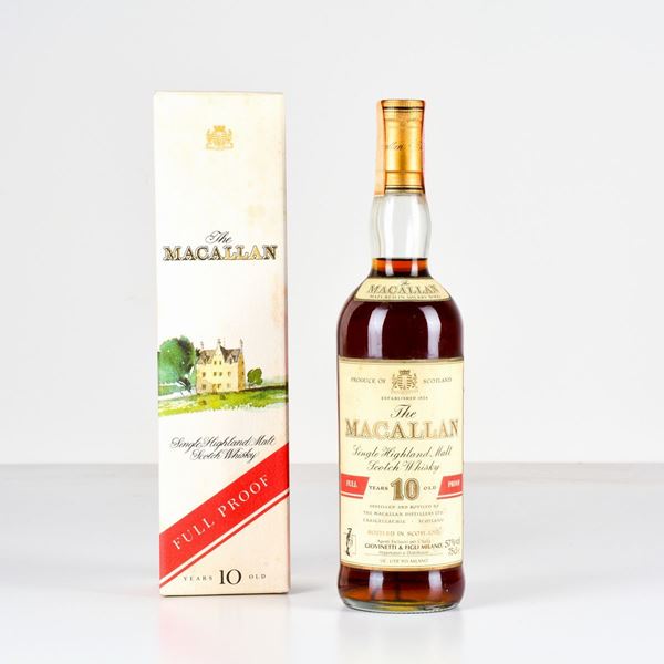 Macallan, Single Highland Malt Scotch Whisky 10 years old full proof Sherry wood
