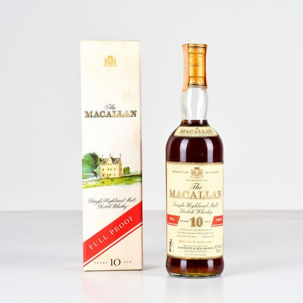 Macallan, Single Highland Malt Scotch Whisky 10 years old full proof Sherry wood